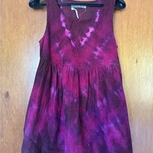 Urban outfitters Kimchi Blue Tie-Dye Corduroy Babydoll Dress